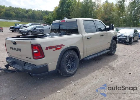 2025 Ram 1500 Rebel 4X4 5'7 Box из США, поврежденный, VIN 1C6SRFLPXSN692033